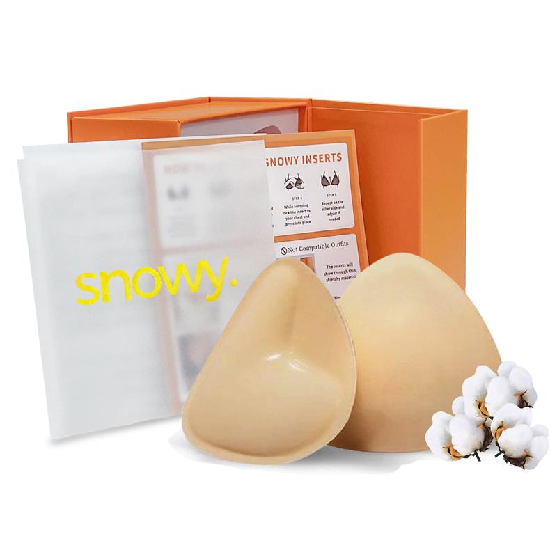 SNOWY Sticky Inserts - Instant Lift & Boost Sticky Bra Inserts, Washable & Reusable, Outfit Enhancer, Accessories, Womenswear Basic Minimalist Clothing Christmas gifts&Black Friday