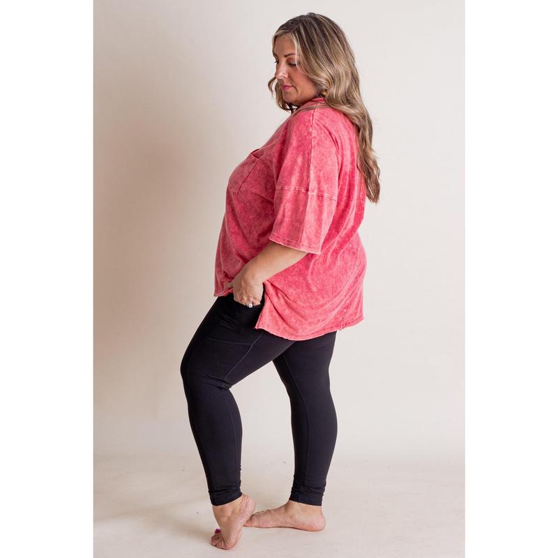 Feel So Good Leggings W  Pockets - ORIGINAL - Black Only - CURVY