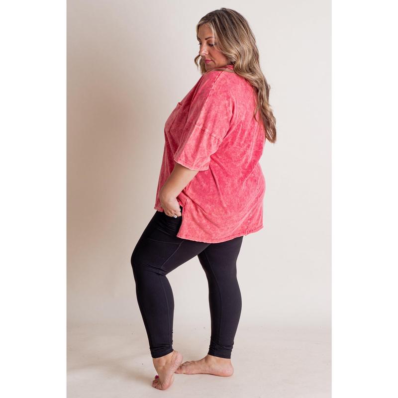 Feel So Good Leggings W  Pockets - ORIGINAL - Black Only - CURVY