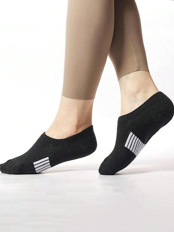 Women's Solid Ankle Socks, Casual Moisture Wicking Low Cut Socks, Soft Comfy Breathable Socks for All Seasons Daily Wear