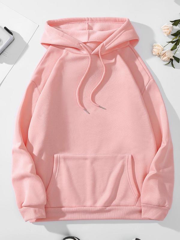 Women's Butterfly Print Drop Shoulder Long Sleeve Hoodie, Drawstring Kangaroo Pocket Hooded Sweatshirt, Pullover Tops for Fall & Winter, Spring 2024 Fashion