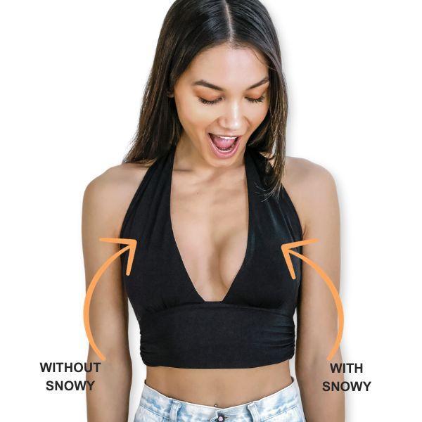 SNOWY Sticky Inserts - Instant Lift & Boost Sticky Bra Inserts, Washable & Reusable, Outfit Enhancer, Accessories, Womenswear Basic Minimalist Clothing Christmas gifts&Black Friday