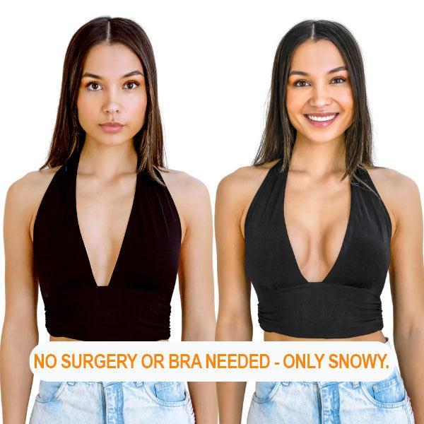 SNOWY Sticky Inserts - Instant Lift & Boost Sticky Bra Inserts, Washable & Reusable, Outfit Enhancer, Accessories, Womenswear Basic Minimalist Clothing Christmas gifts&Black Friday