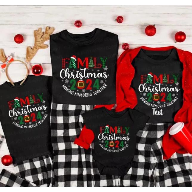 Family Christmas 2024 Making Memories Together Shirts