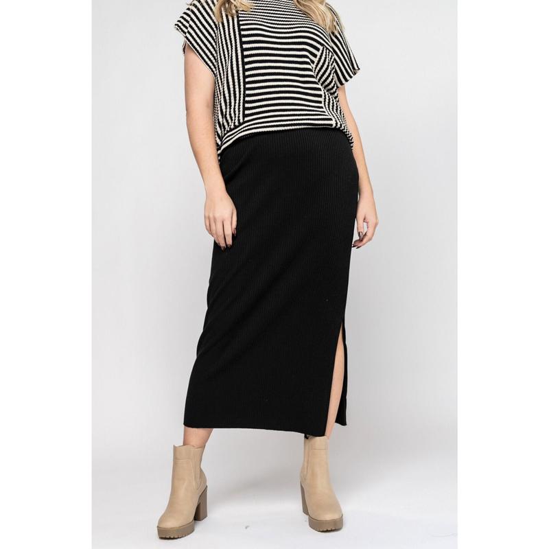 HOLLEY GIRL - Davis Skirt in Black