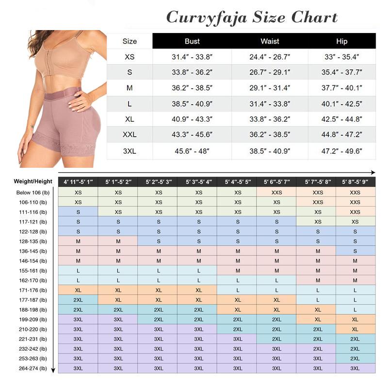 Curvy-faja High Quality Fajas Tummy Control Butt Lifter