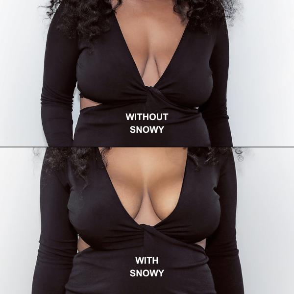 SNOWY Sticky Inserts - Instant Lift & Boost Sticky Bra Inserts, Washable & Reusable, Outfit Enhancer, Accessories, Womenswear Basic Minimalist Clothing Christmas gifts&Black Friday