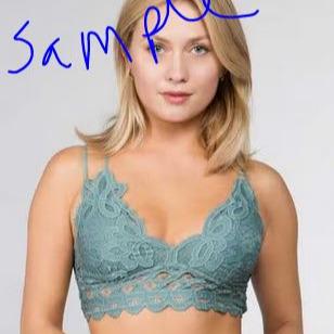 Scalloped Lace Cami Bralette