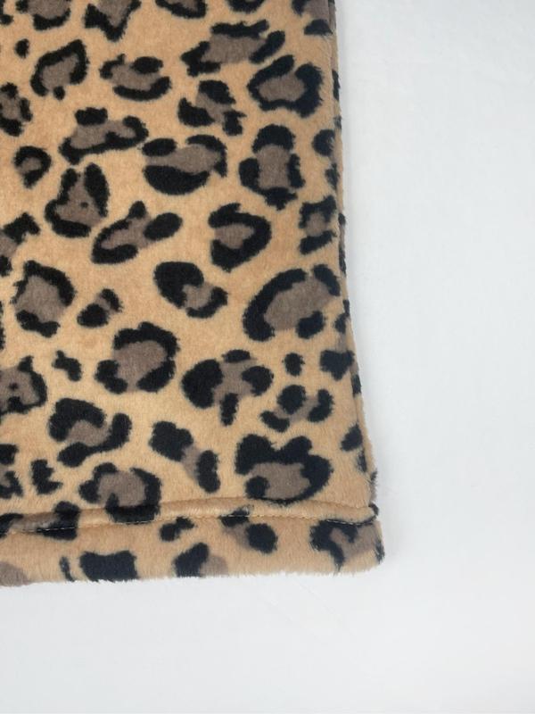 Women's Leopard Print Bow Front Wide Leg Pants, Casual Comfy Trousers for Daily Wear, Ladies Bottoms for Fall & Winter