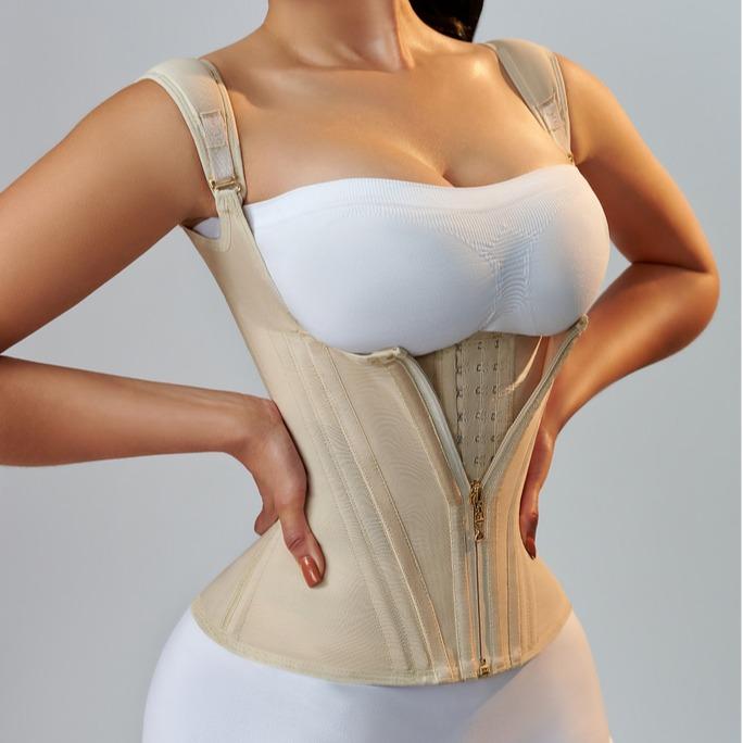 ChicCurve Extreme Latex Corset Waist Vest Adjustable Waist