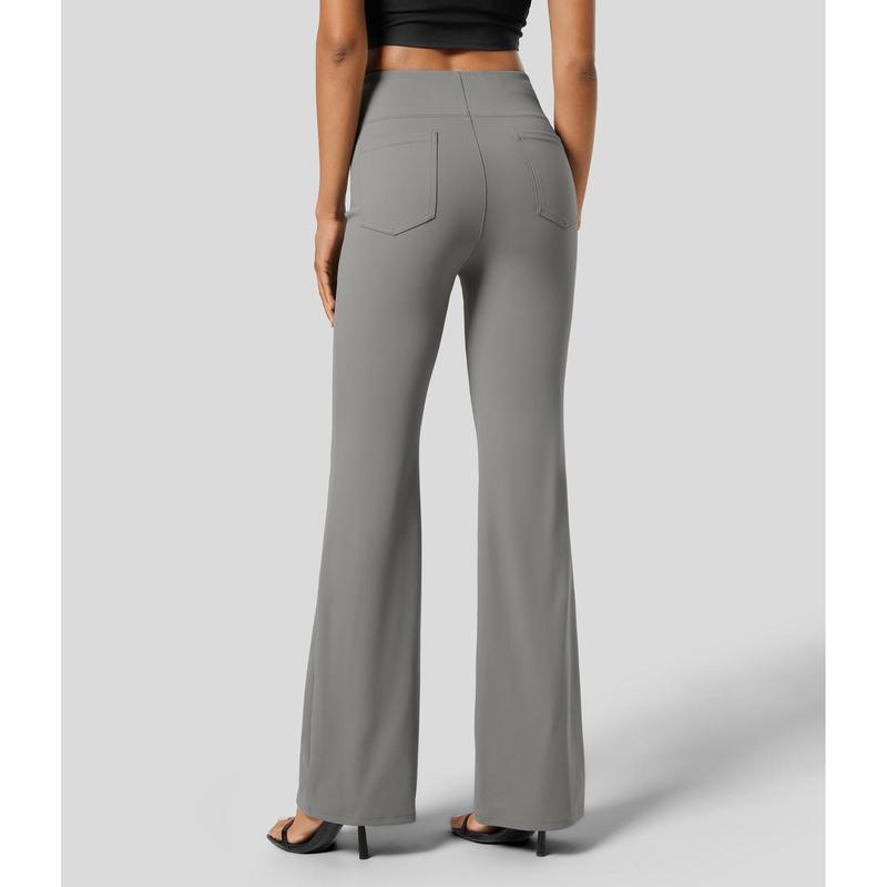 Halara HalaraFlex™ High Waisted Back Side Pocket Slight Flare Work Pants