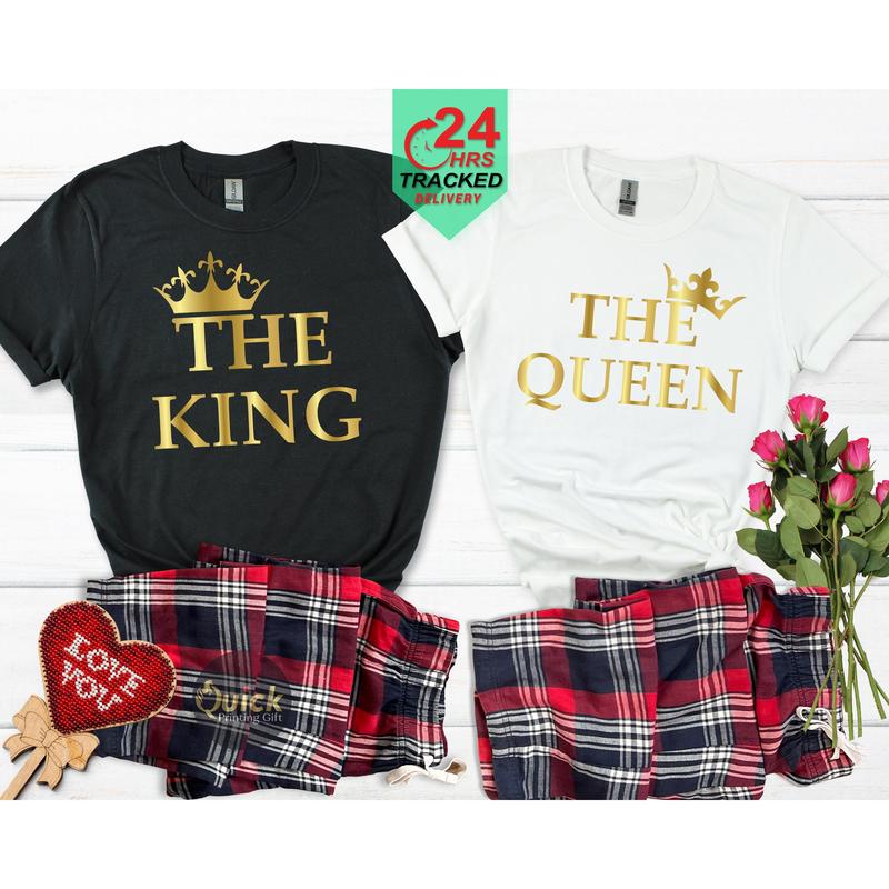 King and Queen Pyjamas | Couples Pyjamas | Matching Pyjamas | Loungewear, Christmas Pajama Set Comfortable cotton Sweathshirt And Hoodie For Mens And Ladies 4