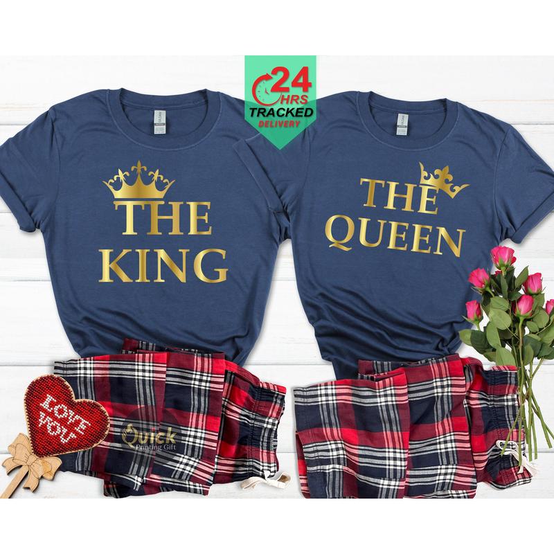 King and Queen Pyjamas | Couples Pyjamas | Matching Pyjamas | Loungewear, Christmas Pajama Set Comfortable cotton Sweathshirt And Hoodie For Mens And Ladies 4