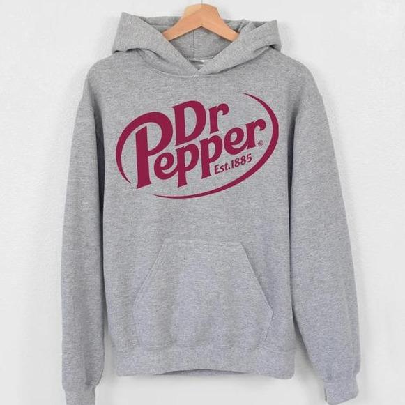 Dr Pepper 1885 Unisex Hoodie Sweatshirt, DrPepper Hoodie,Dr Pepper Sweatshirt, Dr PepperLover Gift, Soda Sweater, Dr Pepper Maroon Shirt