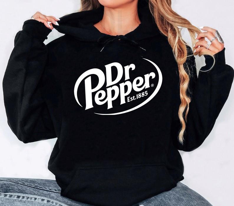 Dr Pepper 1885 Unisex Hoodie Sweatshirt, DrPepper Hoodie,Dr Pepper Sweatshirt, Dr PepperLover Gift, Soda Sweater, Dr Pepper Maroon Shirt