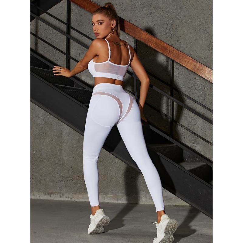 ZASUWA Female Super Sexy Unique Mesh Hip-lift Leggings