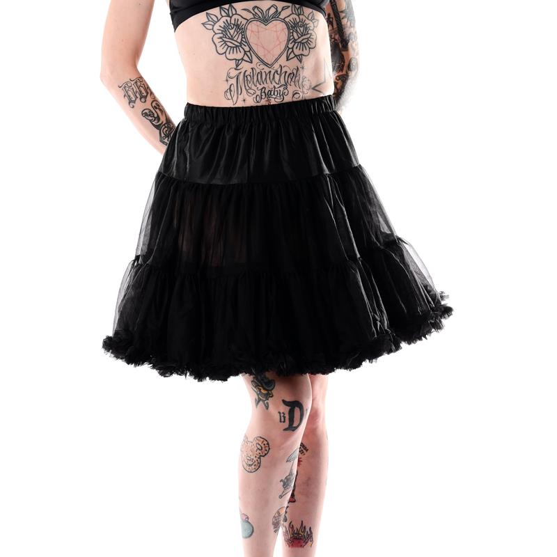 Black Petticoat Skirt Womenswear