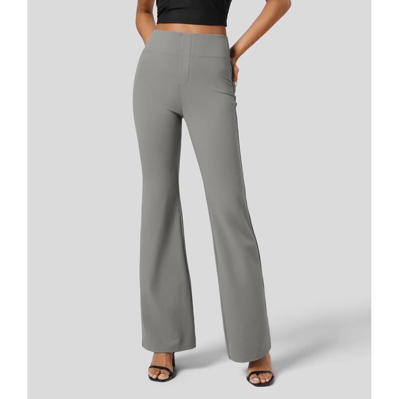 Halara HalaraFlex™ High Waisted Back Side Pocket Slight Flare Work Pants