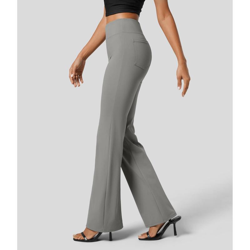 Halara HalaraFlex™ High Waisted Back Side Pocket Slight Flare Work Pants