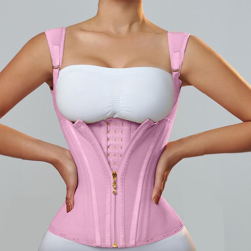 ChicCurve Extreme Latex Corset Waist Vest Adjustable Waist