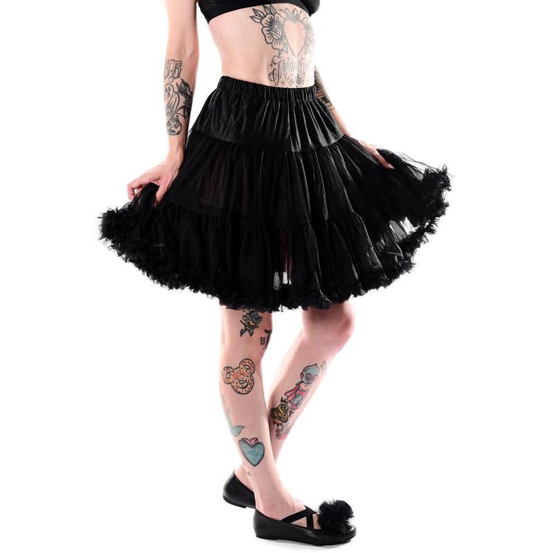 Black Petticoat Skirt Womenswear