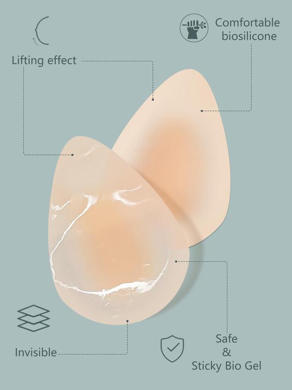 Silicone Nipple Cover, Invisible Self-adhesive Breast Lift Patch, Women's Lingerie Accessories for Daily Wear