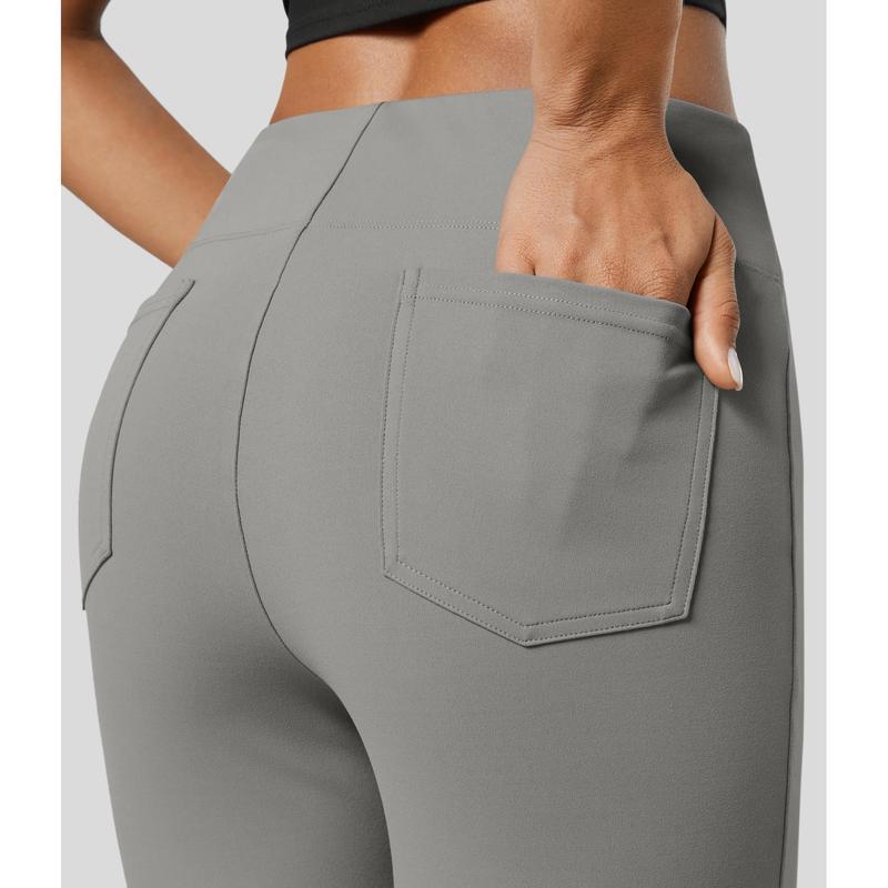 Halara HalaraFlex™ High Waisted Back Side Pocket Slight Flare Work Pants