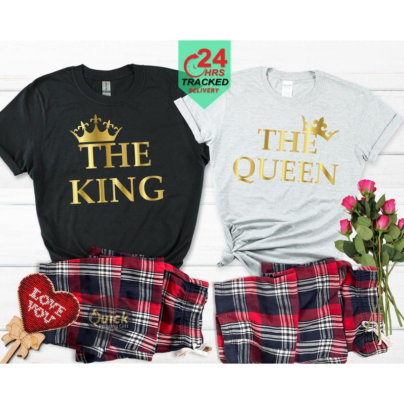 King and Queen Pyjamas | Couples Pyjamas | Matching Pyjamas | Loungewear, Christmas Pajama Set Comfortable cotton Sweathshirt And Hoodie For Mens And Ladies 4