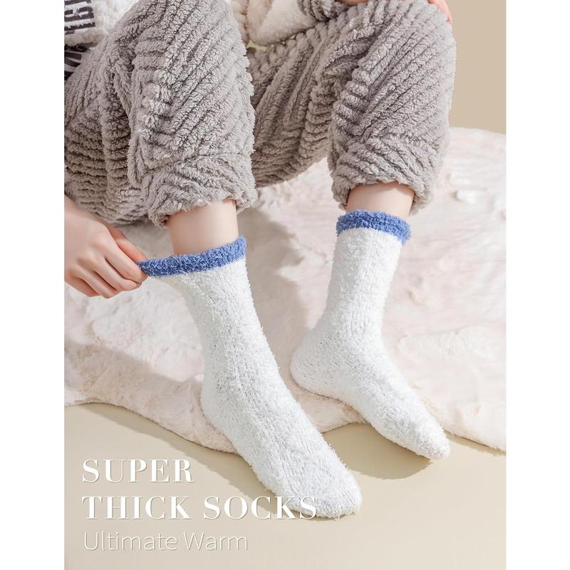 Fuzzy Socks Soft Cozy Fluffy Slipper Winter Warm Plush Socks Christmas Stocking Stuffers Gifts for Women