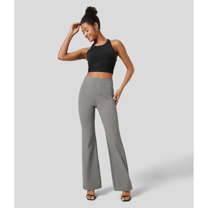 Halara HalaraFlex™ High Waisted Back Side Pocket Slight Flare Work Pants