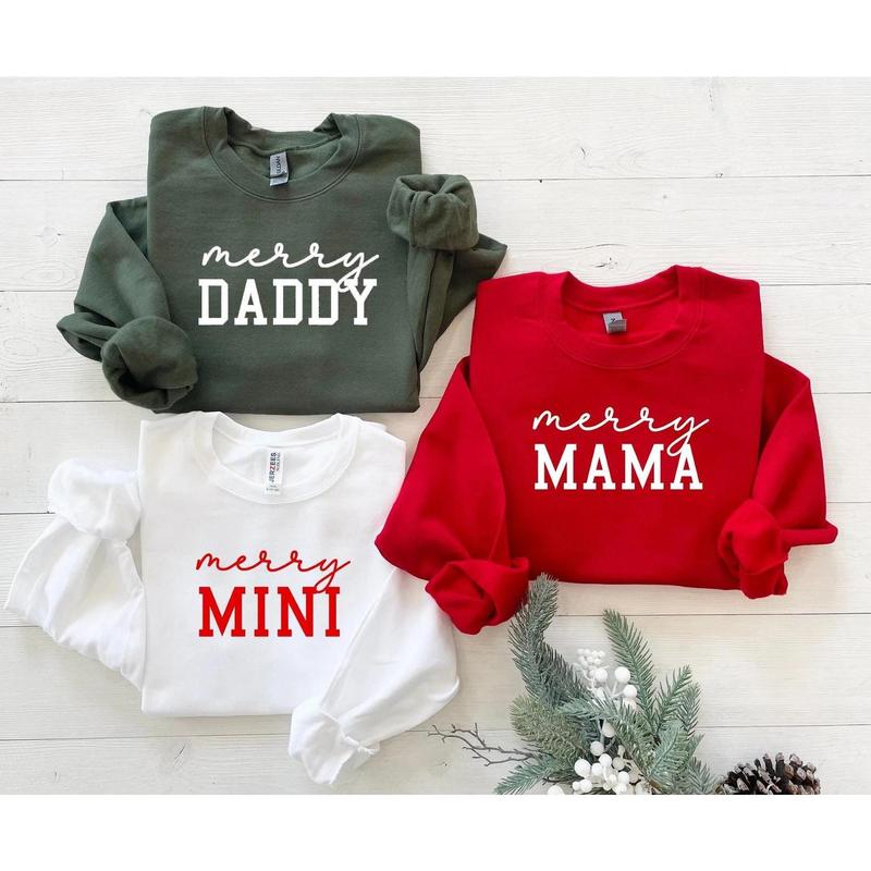 Family Christmas Pajamas, Mommy and Me Christmas Sweaters, Matching Christmas Shirts, Christmas Outfit, Matching Christmas Pajamas