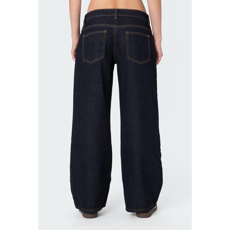 Petite Raelynn Washed Low Rise Jeans