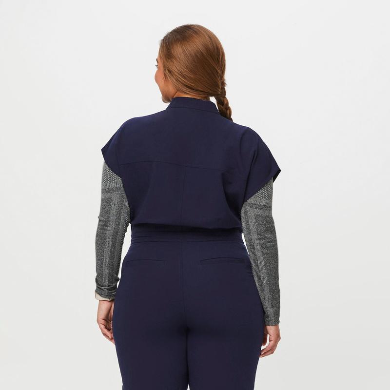 women's Navy Rafaela - Cargo ScrubJumpsuit™