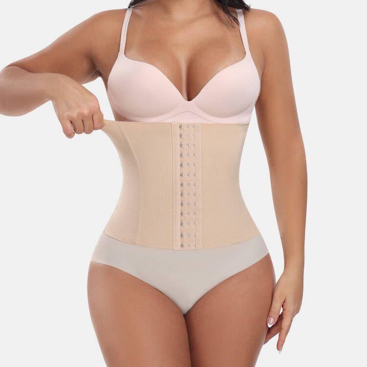 WERENA Women's Waist Trainer Corset Shapewear Tummy Control Waist Cincher Seamless Belly Band