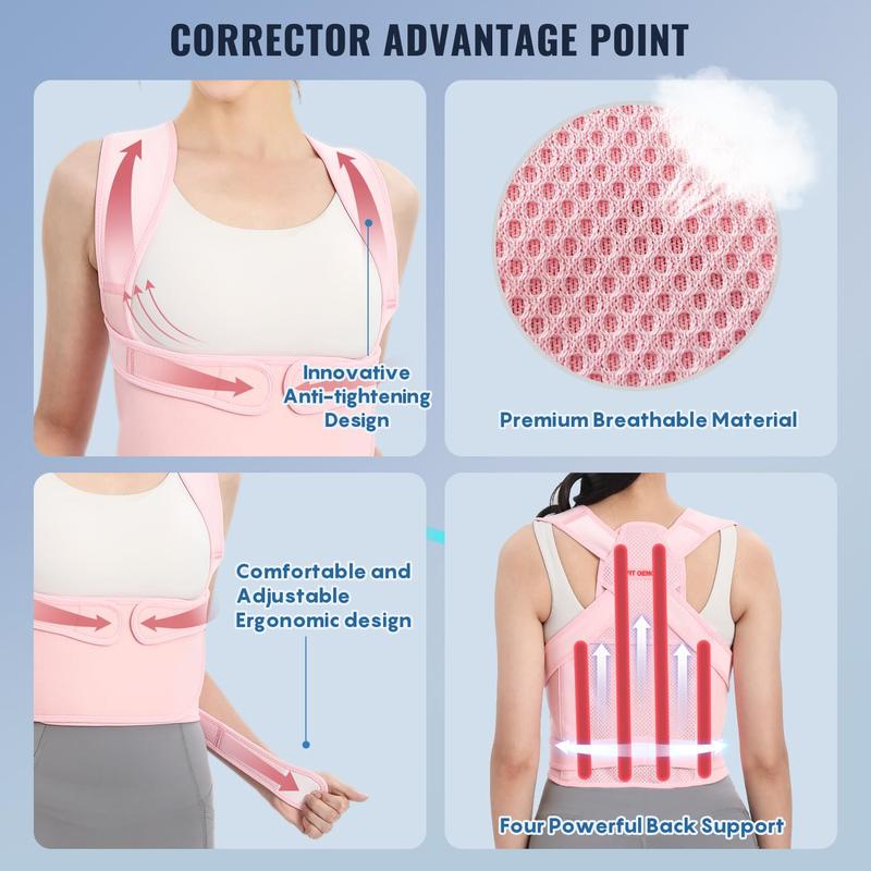 ARITAUM Back Brace Posture Corrector for Women and Men Back Lumbar Support Shoulder Posture Support for Improve Posture Provide and Back Pain Relief