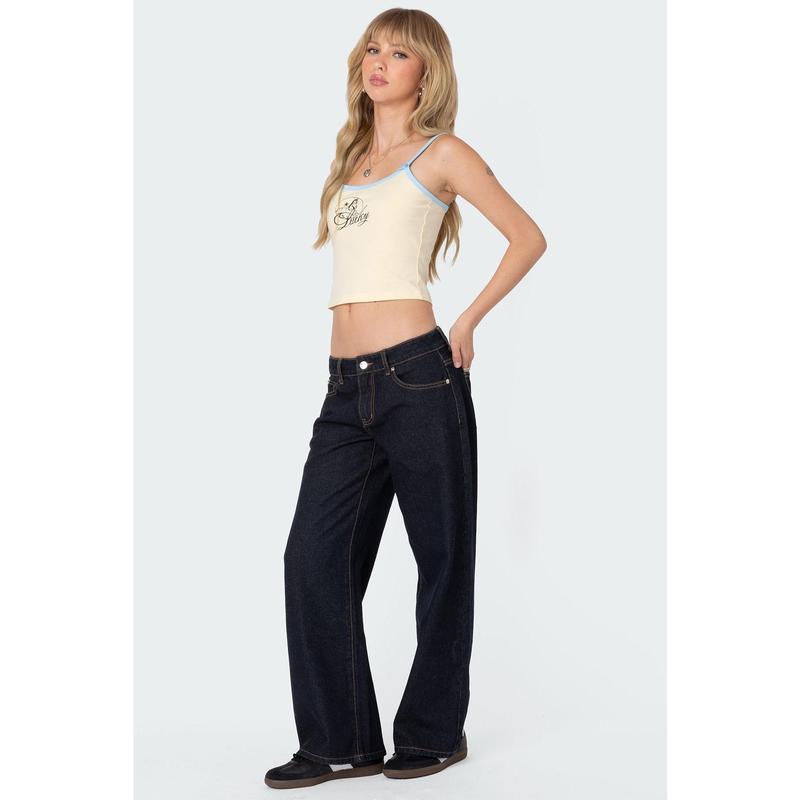 Petite Raelynn Washed Low Rise Jeans