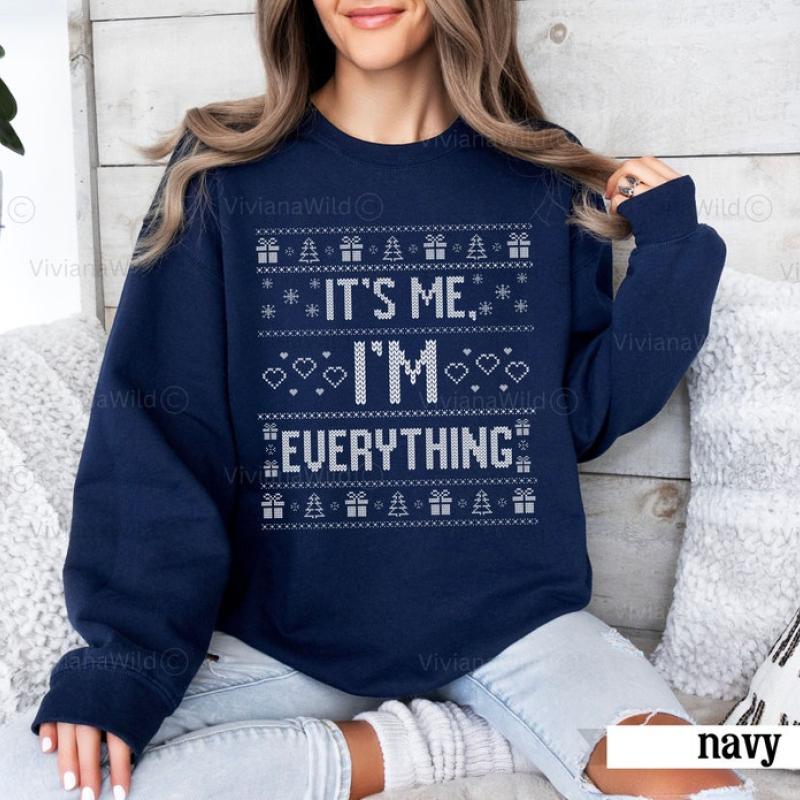 Ugly Christmas Sweater Couple, Funny Ugly Matching Christmas Sweatshirt, I Have Everything I Want Couples Christmas Sweater, Funny xmas gift