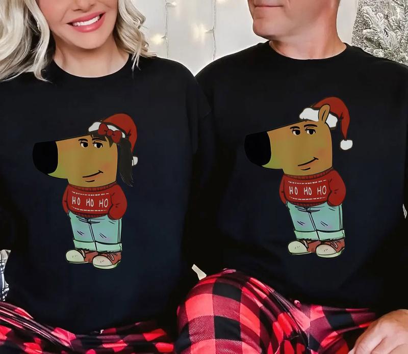 Chill Guy Chill Girl Shirt, Just A Chill Guy Christmas Shirt, Chill Guy Meme Shirt, Christmas Matching Shirt