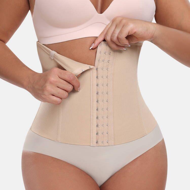 WERENA Women's Waist Trainer Corset Shapewear Tummy Control Waist Cincher Seamless Belly Band