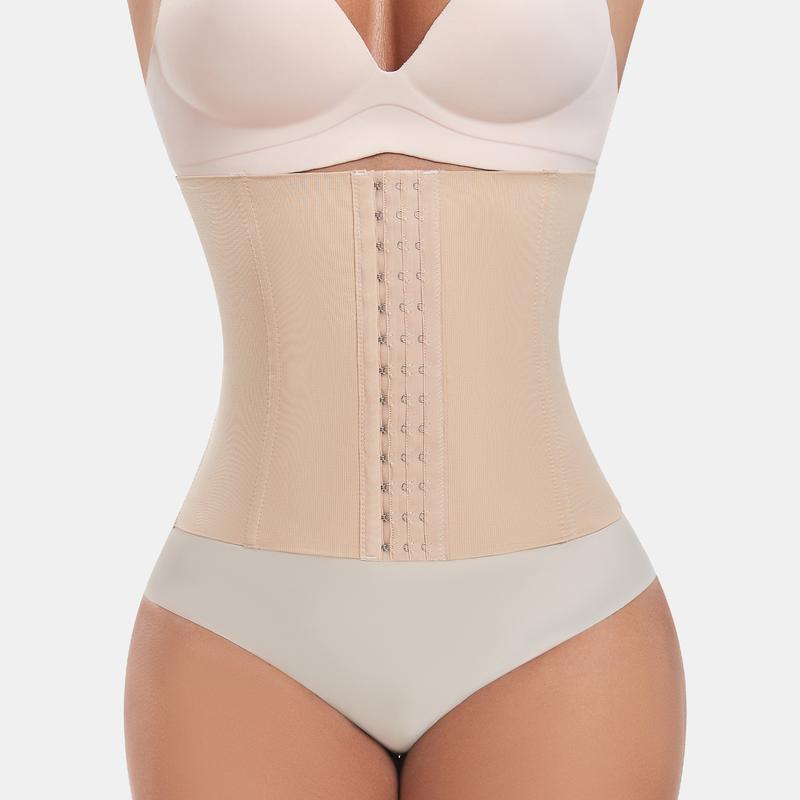 WERENA Women's Waist Trainer Corset Shapewear Tummy Control Waist Cincher Seamless Belly Band