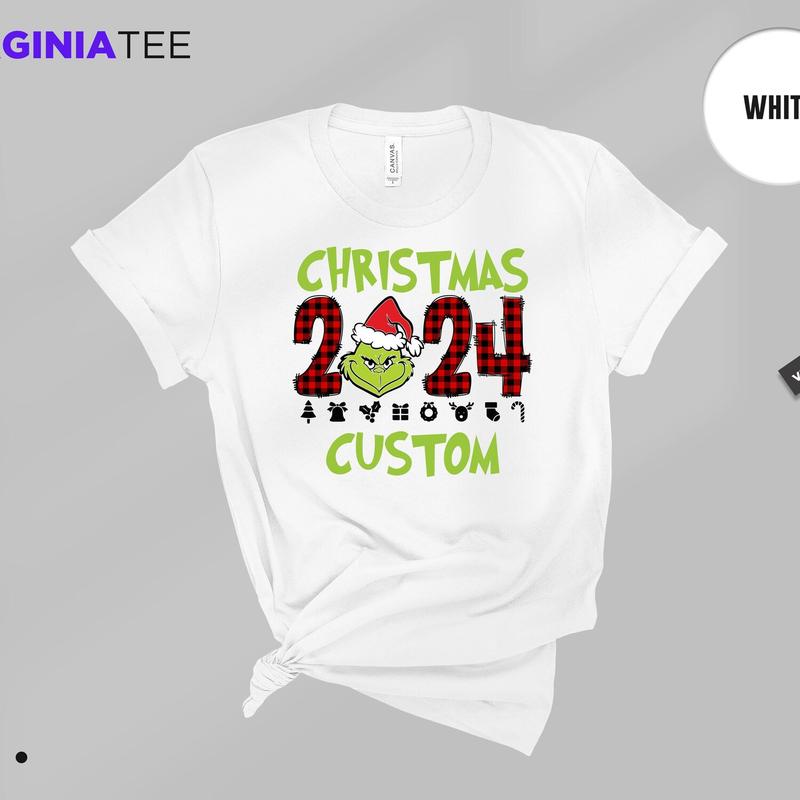 Family Grinchmas 2024 Making Memories Shirt, Custom Christmas 2024 Shirt, Making Memories Together Tee, Christmas Family Matching Shirts 2WMP2