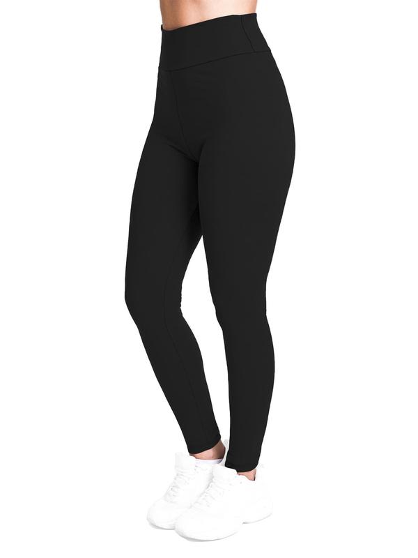 Women's Solid High Waist Leggings, Casual Comfy Skinny Pants for Daily Wear, Ladies Bottoms for All Seasons