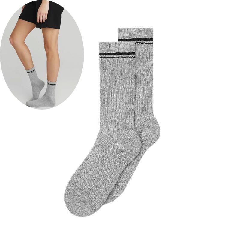 Yoga 3 Pairs Socks Women's Yoga Sports Casual Running Retro Mid-tube Socks