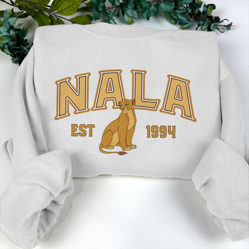 Simba and Nala Print Sweatshirts, Lion King Shirts, Trending Crewneck, Couple Shirt, Gift For Friends Shirt, Father's Day Shirts PNIS075-076