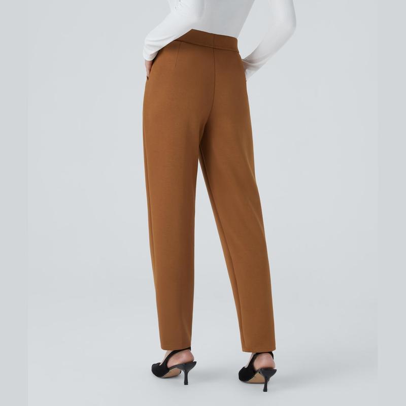 Halara High Waisted Plicated Side Pocket Tapered Work Pants