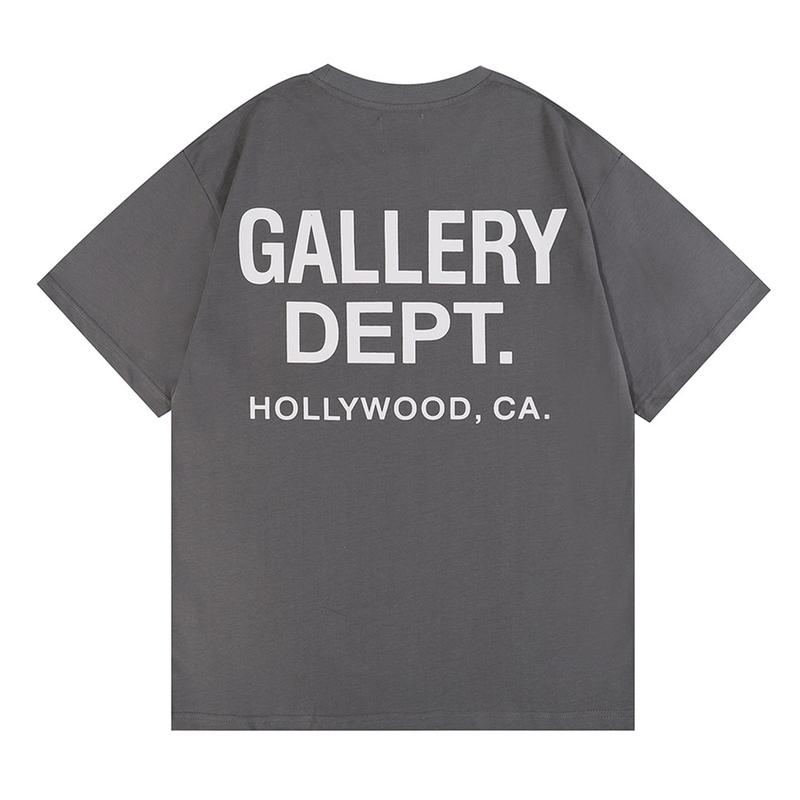 GALLERY DEPT T shirts trendy Round Neck short sleeved loose casual couple style half-sleeved men and women teenagers classic letter T-shirt Cotton  Fashion Graphic Comfort Womenswear Day Print Birthday Cargo School Comfortable Overalls Piece Simple