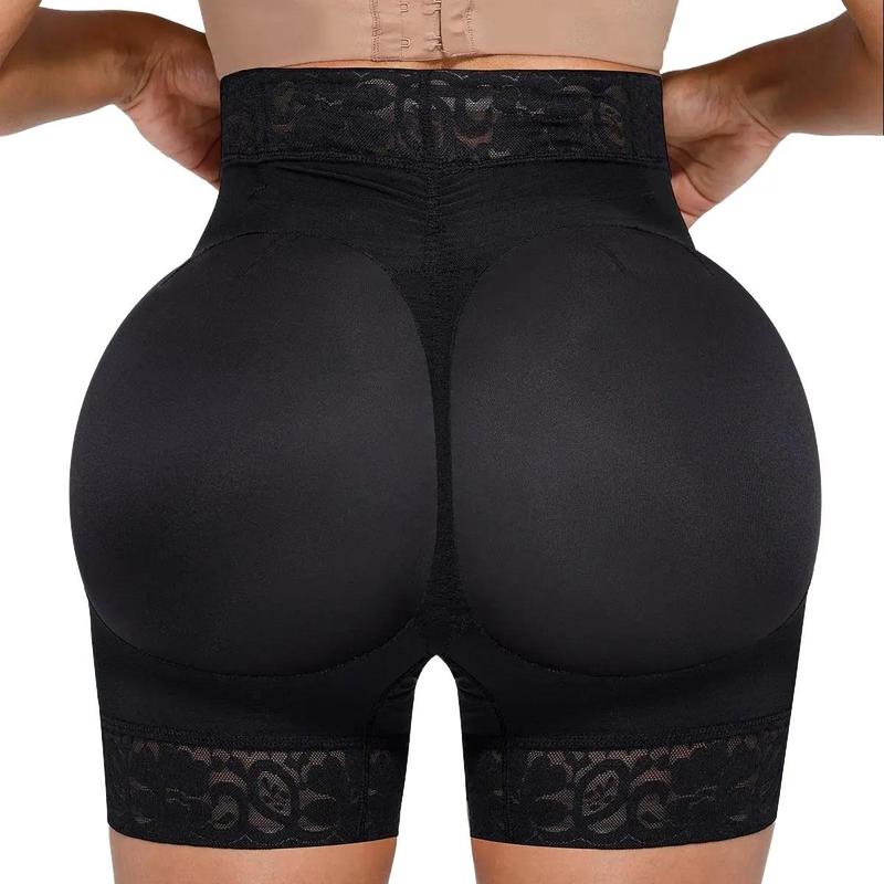 Shapellx AirSlim Mid Waist Lace Butt Enhancer Comfort Panty Cotton Shapewear Womenswear Comfortable