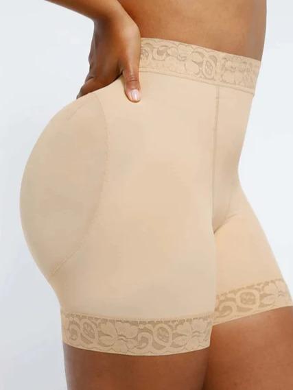 Shapellx AirSlim Mid Waist Lace Butt Enhancer Comfort Panty Cotton Shapewear Womenswear Comfortable