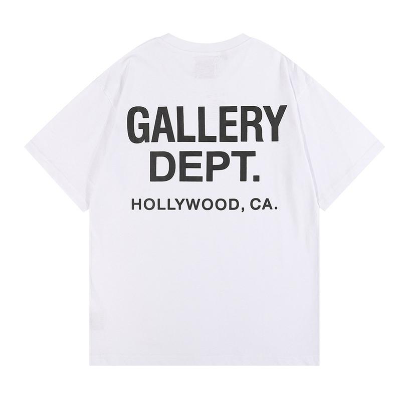 GALLERY DEPT T shirts trendy Round Neck short sleeved loose casual couple style half-sleeved men and women teenagers classic letter T-shirt Cotton  Fashion Graphic Comfort Womenswear Day Print Birthday Cargo School Comfortable Overalls Piece Simple