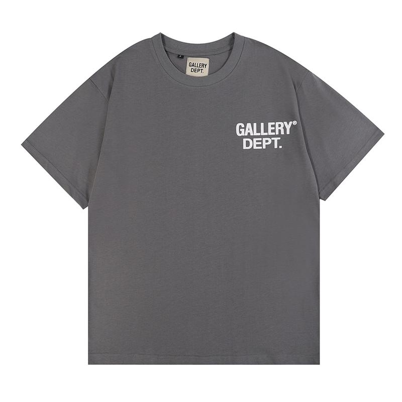 GALLERY DEPT T shirts trendy Round Neck short sleeved loose casual couple style half-sleeved men and women teenagers classic letter T-shirt Cotton  Fashion Graphic Comfort Womenswear Day Print Birthday Cargo School Comfortable Overalls Piece Simple